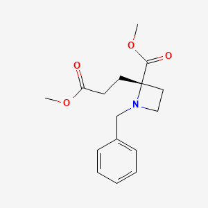methyl (2S)-1-benzyl-2-(3-methoxy-3-oxopropyl)azetidine-2-carboxylate