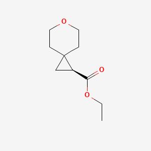 ethyl (2S)-6-oxaspiro[2.5]octane-2-carboxylate