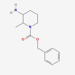 molecular formula C14H20N2O2 B8217567 Benzyl (2S,3R)-rel-3-amino-2-methylpiperidine-1-carboxylate 