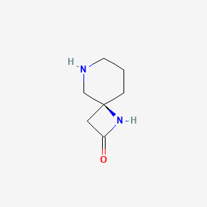 molecular formula C7H12N2O B8217765 (S)-1,6-Diazaspiro[3.5]nonan-2-one 