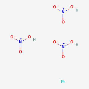 molecular formula H3N3O9P B082178 Nitric acid;praseodymium CAS No. 10361-80-5