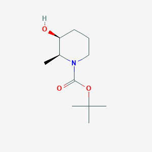 molecular formula C11H21NO3 B8218185 Tert-butyl cis-3-hydroxy-2-methyl-piperidine-1-carboxylate 