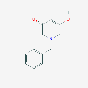 molecular formula C12H13NO2 B082183 1-Benzyl-5-hydroxy-1,6-dihydropyridin-3(2H)-one CAS No. 15057-43-9