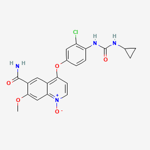 molecular formula C21H19ClN4O5 B8218697 Lenvatinib N-Oxide CAS No. 1788901-86-9