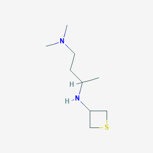 molecular formula C9H20N2S B8218742 N1,N1-Dimethyl-N3-(thietan-3-yl)butane-1,3-diamine 