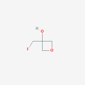 molecular formula C4H7FO2 B8218745 3-(Fluoromethyl)oxetan-3-ol 
