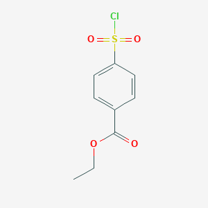 molecular formula C9H9ClO4S B082188 Ethyl 4-(chlorosulfonyl)benzoate CAS No. 10486-51-8