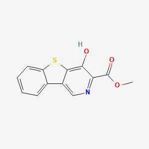 molecular formula C13H9NO3S B8218839 Methyl4-hydroxybenzo[4,5]thieno[3,2-C]pyridine-3-carboxylate 