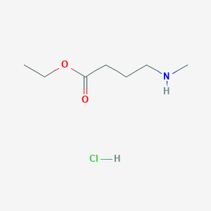 molecular formula C7H16ClNO2 B8219093 Ethyl 4-(methylamino)butanoate hydrochloride 