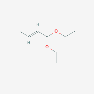 molecular formula C8H16O2 B082193 反式-2-丁烯二乙缩醛 CAS No. 10602-34-3