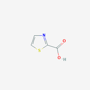 molecular formula C4H3NO2S B082198 Thiazole-2-carboxylic acid CAS No. 14190-59-1