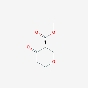 molecular formula C7H10O4 B8220449 methyl (3R)-4-oxooxane-3-carboxylate 