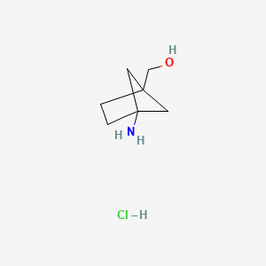 (4-Aminobicyclo[2.1.1]hexan-1-yl)methanol hydrochloride