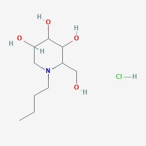 molecular formula C10H22ClNO4 B8220654 Miglustat hydrochloride 