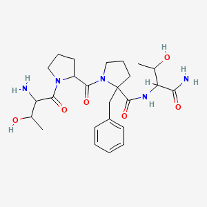molecular formula C25H37N5O6 B8220743 Apimostinel 