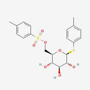molecular formula C20H24O7S2 B8220814 4-Methylphenyl 1-thio-6-O-tosyl-beta-D-glucopyranoside 