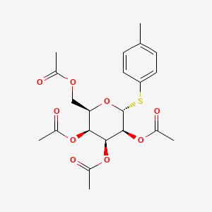 molecular formula C21H26O9S B8220828 a-D-Mannopyranoside, 4-methylphenyl 1-thio-, tetraacetate 