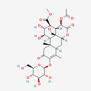 molecular formula C29H38O16 B8220896 Yadanzioside I 