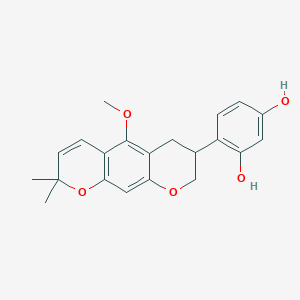 molecular formula C21H22O5 B8221041 Neorauflavane 