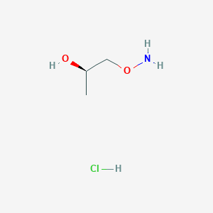 (2R)-1-aminooxypropan-2-ol;hydrochloride