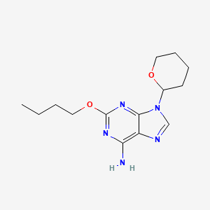 2-Butoxy-9-(tetrahydro-2H-pyran-2-yl)-9H-purin-6-amine