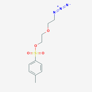 molecular formula C11H15N3O4S B8221116 N3-PEG2-Tos 