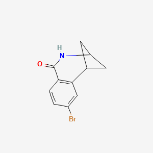7-Bromo-2,3,4,5-tetrahydro-1H-3,5-methanobenzo[C]azepin-1-one