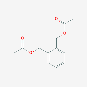 molecular formula C12H14O4 B082215 1,2-Benzenedimethanol, diacetate CAS No. 14019-65-9