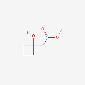 molecular formula C7H12O3 B8221587 Methyl 2-(1-hydroxycyclobutyl)acetate 