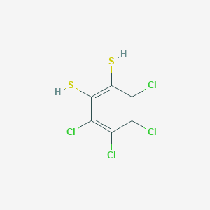 molecular formula C6H2Cl4S2 B082216 3,4,5,6-tetrachlorobenzene-1,2-dithiol CAS No. 13801-50-8