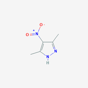 molecular formula C5H7N3O2 B082218 3,5-二甲基-4-硝基-1H-吡唑 CAS No. 14531-55-6