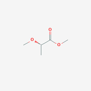 molecular formula C5H10O3 B8222217 Propanoic acid, 2-methoxy-, methyl ester, (2S)- CAS No. 54656-65-4