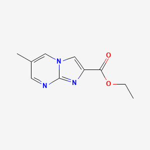 molecular formula C10H11N3O2 B8222262 Ethyl 6-methylimidazo[1,2-a]pyrimidine-2-carboxylate 