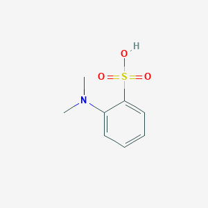 molecular formula C8H11NO3S B082225 2-(Dimethylamino)benzenesulfonic acid CAS No. 14503-46-9