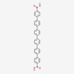 molecular formula C38H26O4 B8222596 Hexaphthalic acid 
