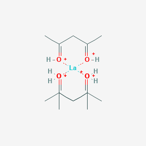 molecular formula C15H24LaO6 B082231 Lanthanum acetylacetonate CAS No. 14284-88-9