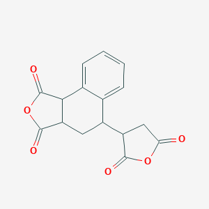 molecular formula C16H12O6 B082234 4-(2,5-Dioxotetrahydrofuran-3-yl)-1,2,3,4-tetrahydronaphthalene-1,2-dicarboxylic Anhydride CAS No. 13912-65-7