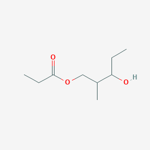 molecular formula C9H18O3 B8223461 3-Hydroxy-2-methylpentyl propionate 