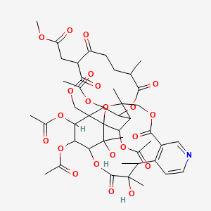 molecular formula C45H55NO22 B8223629 Triptonine B 