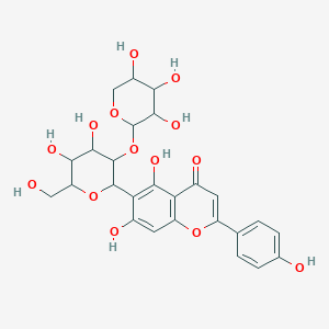 molecular formula C26H28O14 B8223639 Isovitexin2''-O-arabinoside 