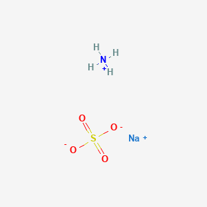 molecular formula H4NNaO4S B082237 Ammonium sodium sulphate CAS No. 13863-45-1
