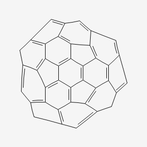 molecular formula C39H12 B8223964 hexadecacyclo[21.15.1.02,10.03,22.04,9.05,20.06,18.07,15.08,13.011,37.012,35.014,33.016,31.017,29.019,27.021,25]nonatriaconta-1(38),2,4,6,8(13),9,11(37),12(35),14,16(31),17,19,21,23,25,27,29,33-octadecaene 