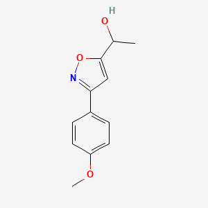 1-[3-(4-Methoxyphenyl)-1,2-oxazol-5-yl]ethanol