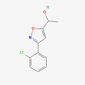 1-[3-(2-Chlorophenyl)-1,2-oxazol-5-yl]ethanol