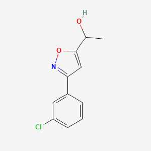 1-[3-(3-Chloro-phenyl)-isoxazol-5-yl]-ethanol