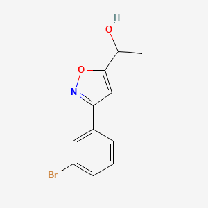 1-[3-(3-Bromophenyl)-1,2-oxazol-5-yl]ethanol