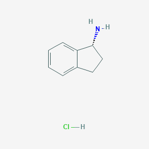 molecular formula C9H12ClN B082259 (R)-2,3-Dihydro-1H-inden-1-amine hydrochloride CAS No. 10305-73-4