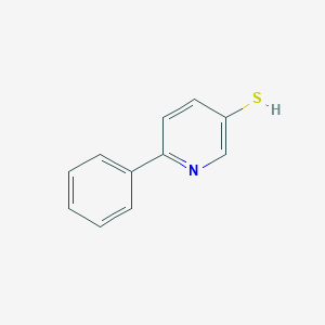 molecular formula C11H9NS B8226188 6-Phenylpyridine-3-thiol 