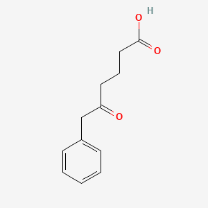 molecular formula C12H14O3 B8226268 5-Oxo-6-phenylhexanoic acid 