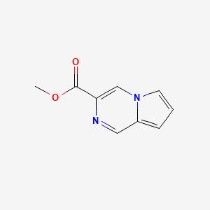 molecular formula C9H8N2O2 B8226527 Methyl pyrrolo[1,2-a]pyrazine-3-carboxylate 